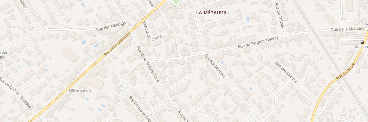 Plan du 18 Rue du Sergent Thierry à Saint-Sébastien-sur-Loire