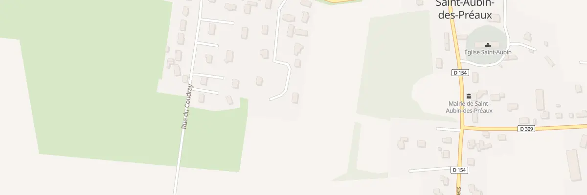 Plan du 15 Hameau de Coudray à Saint-Aubin-des-Préaux