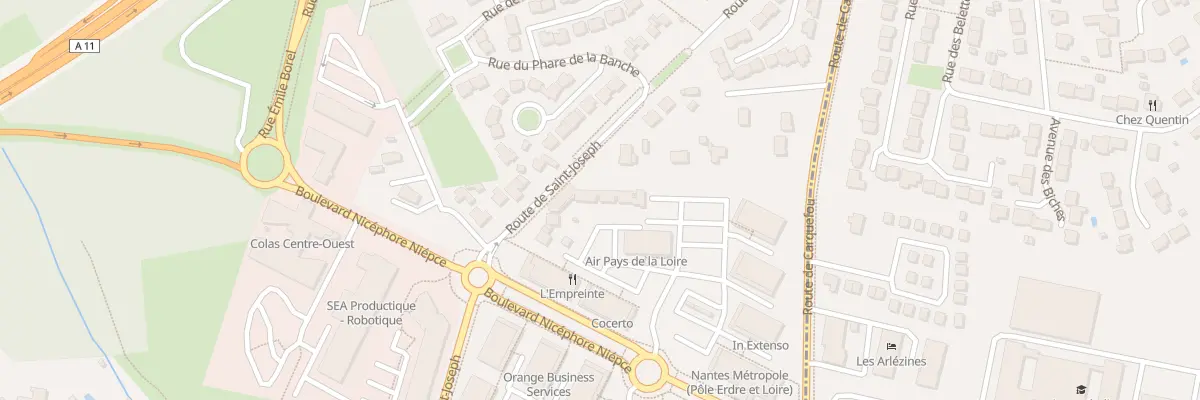 Plan du 546 Rte de St Joseph à Nantes