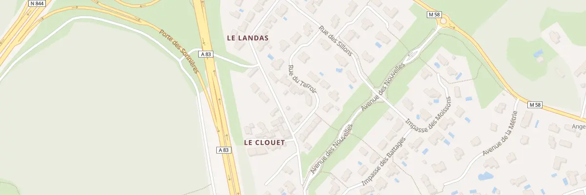Plan du 12 Rue du Terroir à Vertou