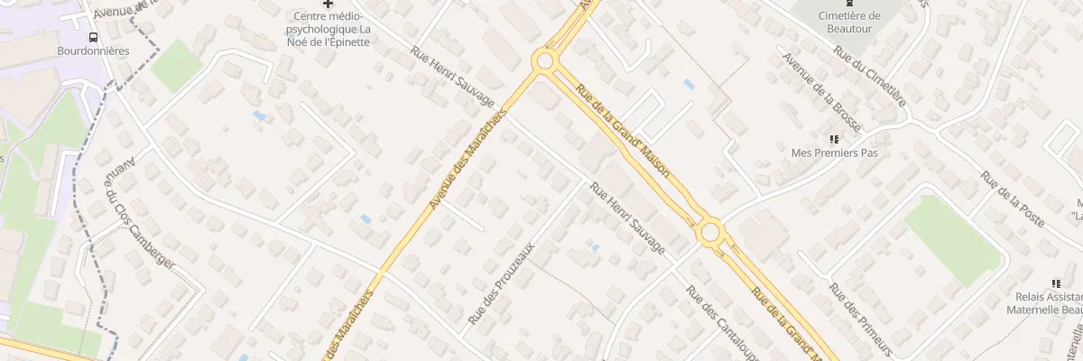 Plan du 17 Rue Henri Sauvage à Vertou