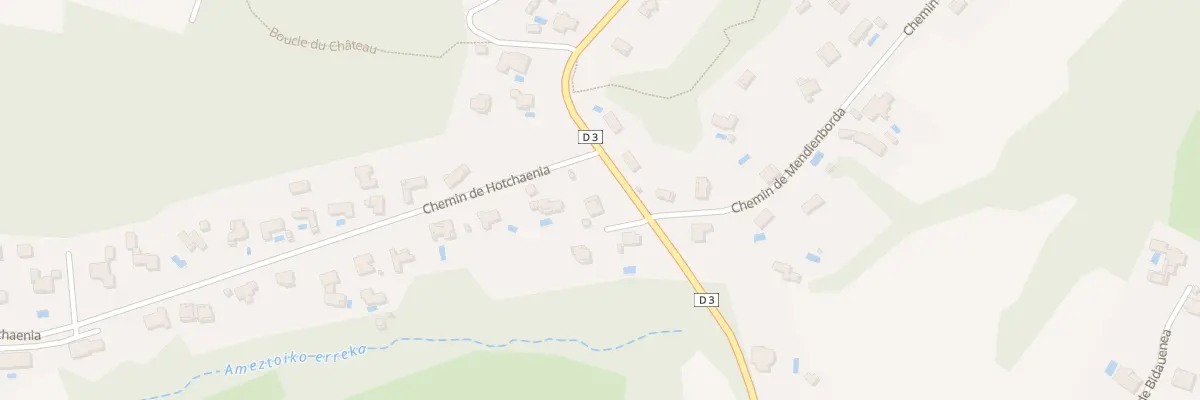 Plan du 35 Che de Hotchaenia à Arcangues