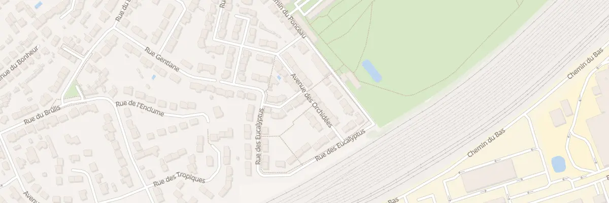 Plan du 1 Av des Flamboyants à Nantes