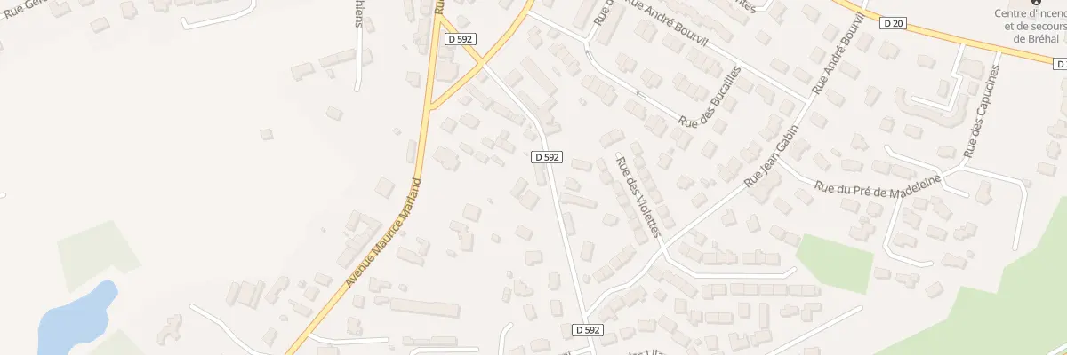 Plan du 8 Rue du Mesnil à Bréhal