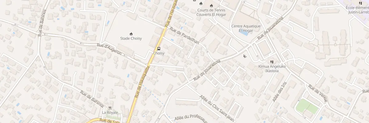 Plan du 8 All du Capucin à Anglet