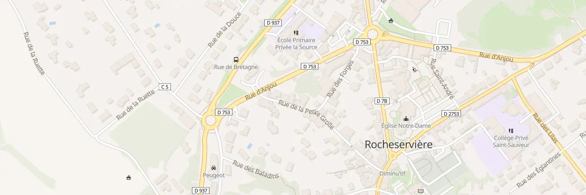 Plan du 18 Rue de la petite grolle à Rocheservière
