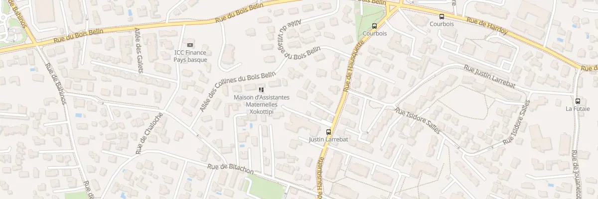 Plan du 57 Rue de Hausquette à Anglet