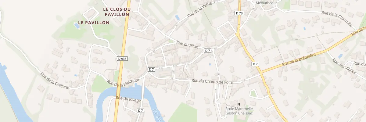 Plan du 48 Grande Rue à Rocheservière