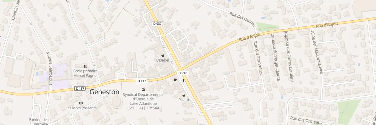 Plan du 2 Rue d’Anjou à Geneston