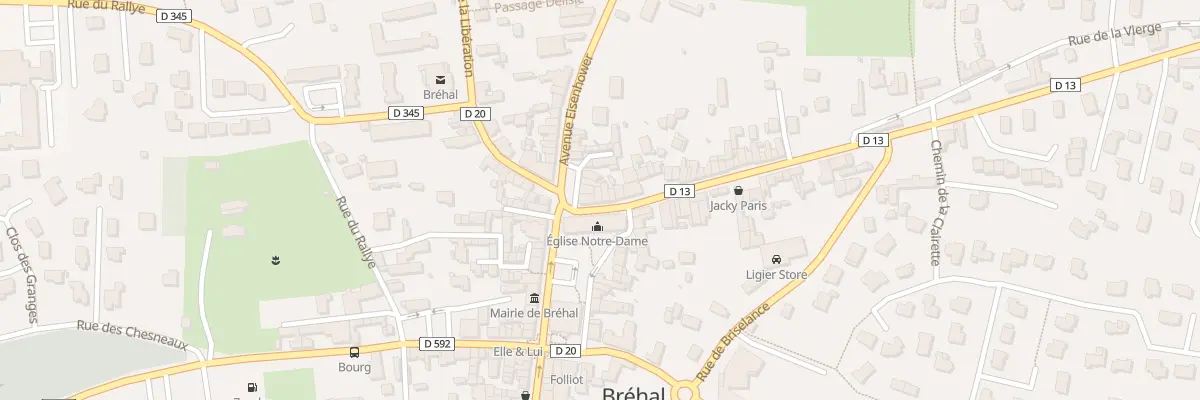 Plan du 3 Rue du Bocage à Bréhal