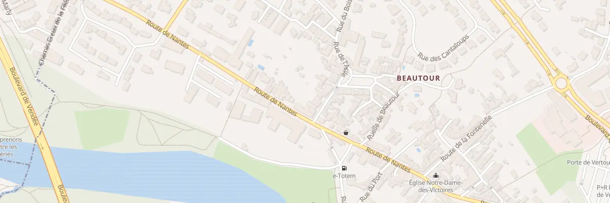 Plan du 3 Rue de l’Asile à Vertou