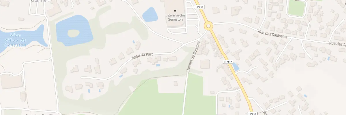 Plan du 2 All du Parc à Geneston