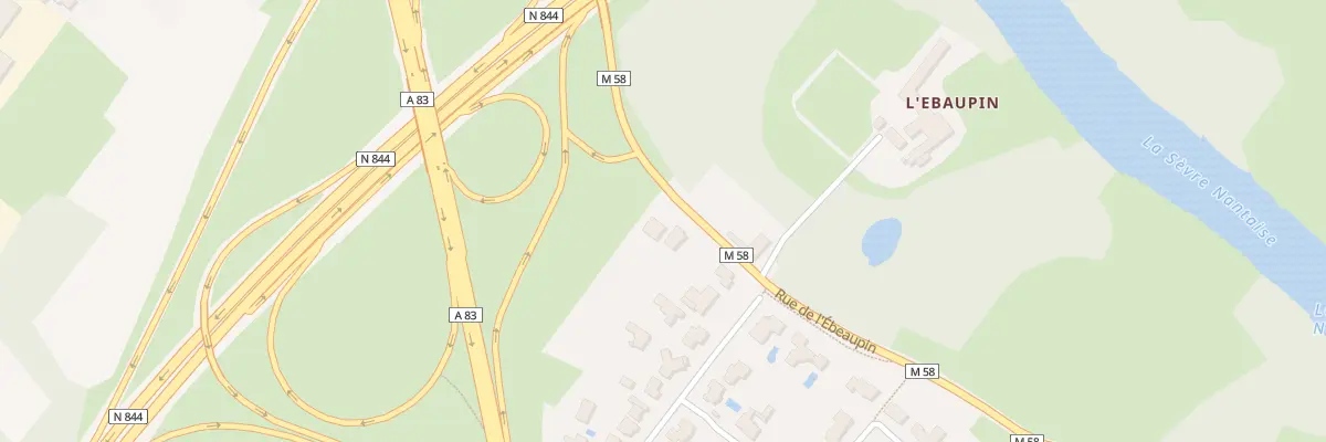 Plan du 3 Rte de la Rousselière à Vertou