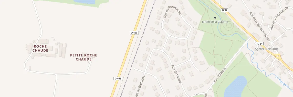 Plan du 7 Rue de Savoie à Châteaugiron