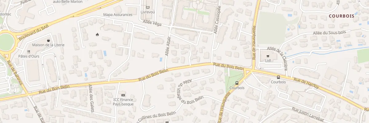 Plan du 81 Rue du Bois Belin à Anglet