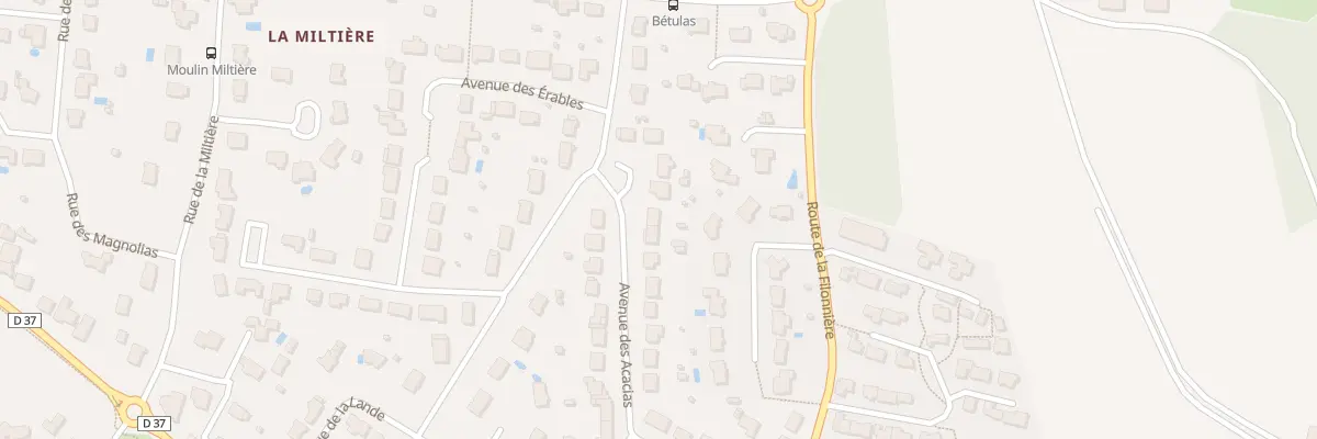 Plan du 16 Av des Acacias à Sucé-sur-Erdre