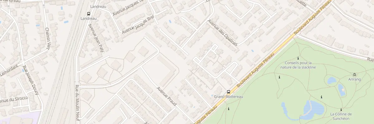 Plan du 33 Av du Parc du Gd Blottereau à Nantes