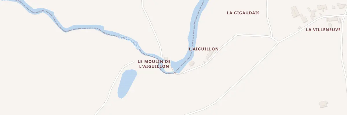Plan du 5352 Le Moulin d’Aiguillon à Lalleu