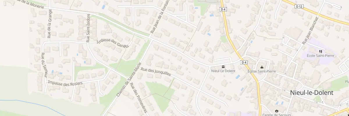 Plan du 19 Rue de la Poste à Nieul-le-Dolent