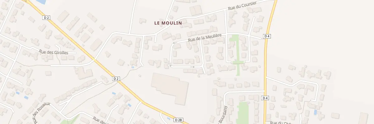 Plan du 14 Rue de la Meulière au Poiré-sur-Vie