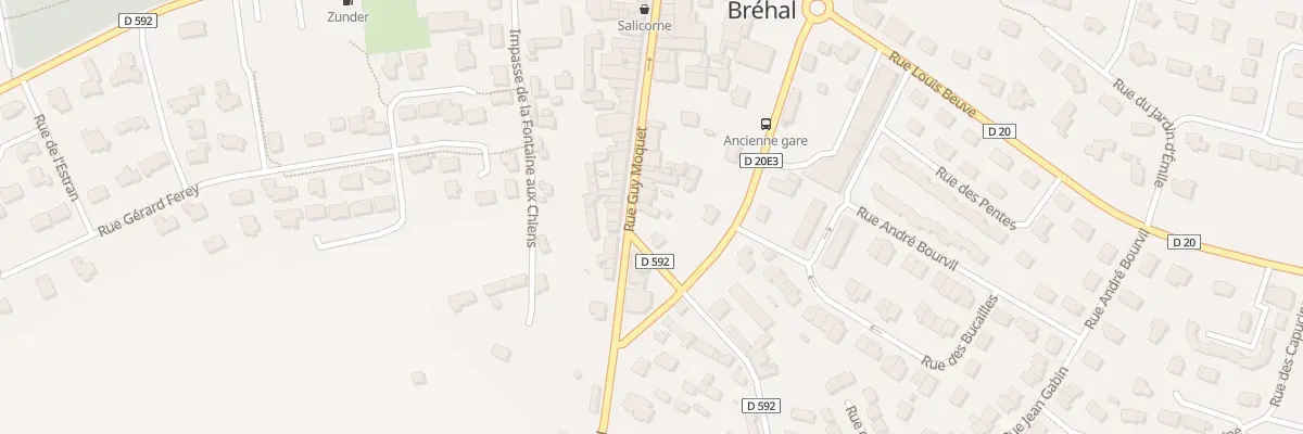 Plan du 33 Rue Guy Môquet à Bréhal