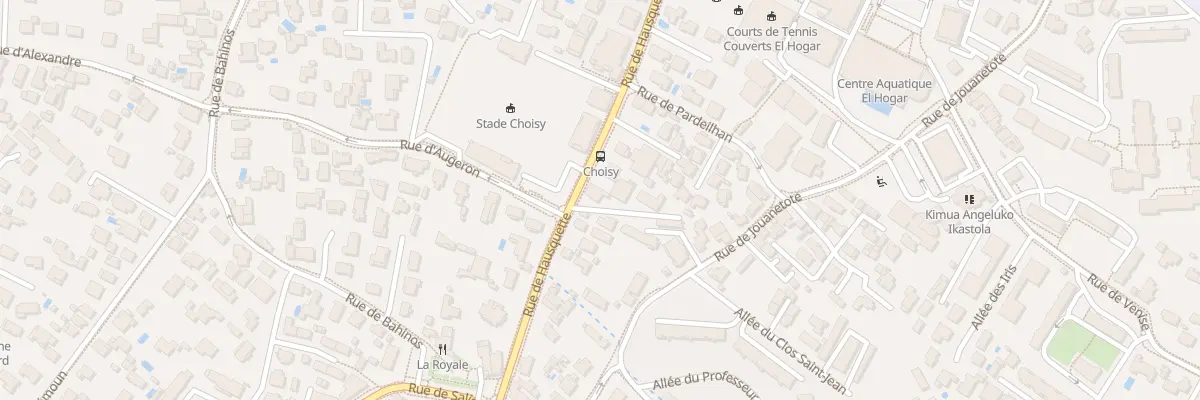 Plan du 22B Rue de Hausquette à Anglet