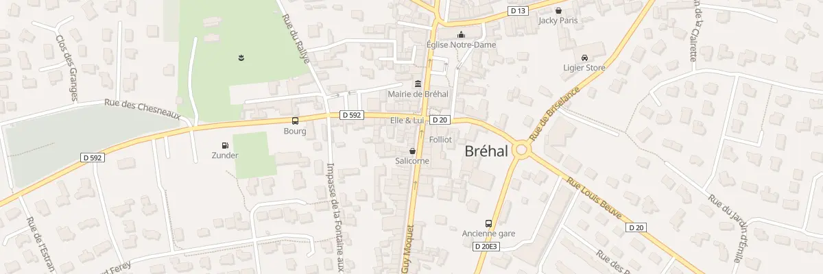 Plan du 6 Rue Guy Môquet à Bréhal