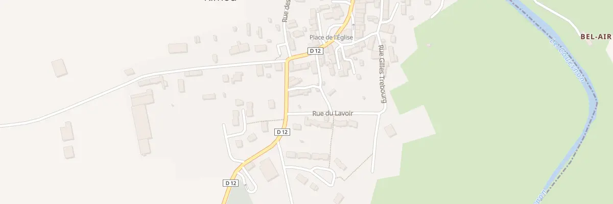 Plan du 1 Rue du Lavoir à Rimou