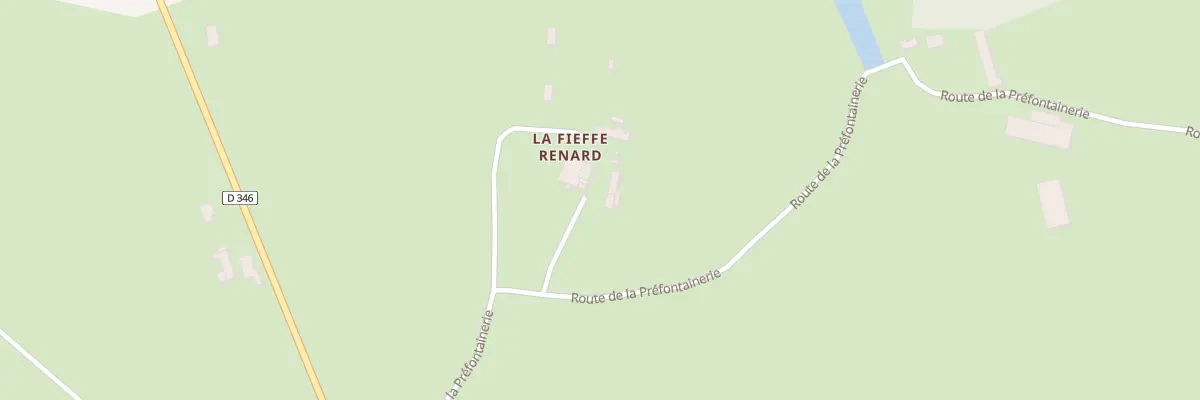 Plan du 1 Rte de la Préfontainerie à Saint-Joseph