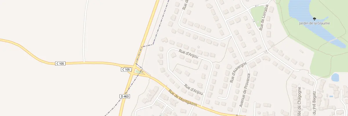 Plan du 13 Rue d’Anjou à Châteaugiron