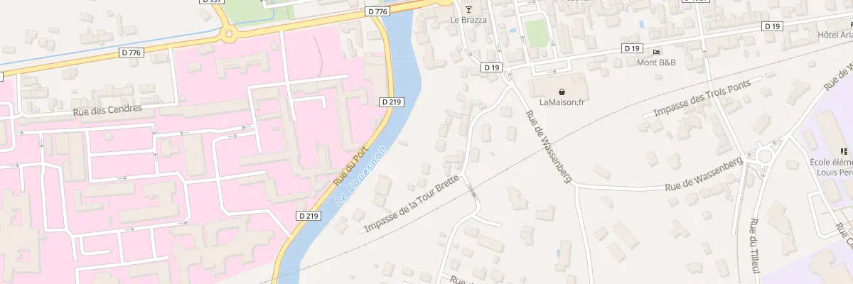 Plan du 11T Rue La Grenouillere Pontorson à Pontorson