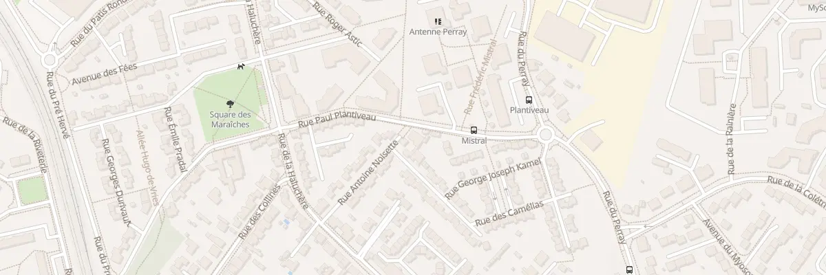 Plan du 17 Rue Paul Plantiveau à Nantes
