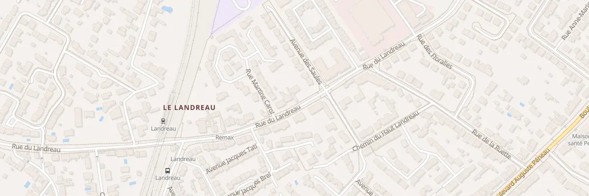 Plan du 85 Rue du Landreau à Nantes