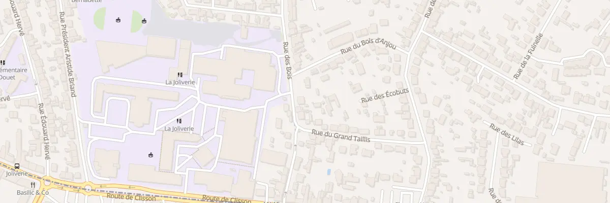 Plan du 20 Rue des Bois à Saint-Sébastien-sur-Loire