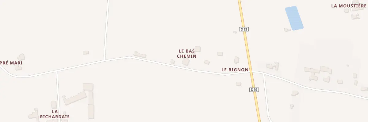 Plan du 5169 Le Bas Chemin à Ercé-près-Liffré