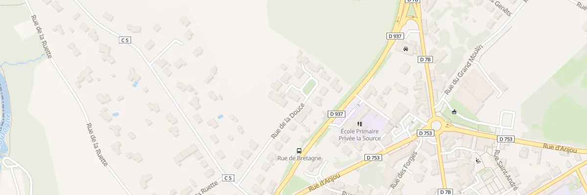 Plan du 9 Rue de la douce à Rocheservière