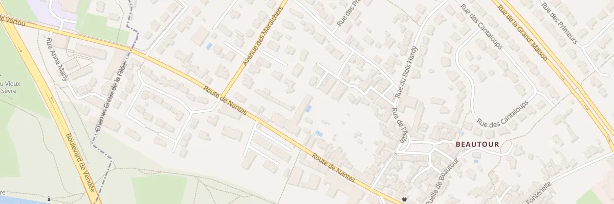 Plan du 29 Rte de Nantes à Vertou