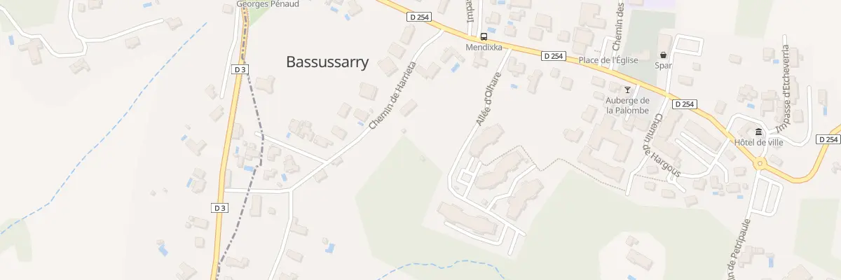 Plan du 83 Che de Harrieta à Bassussarry