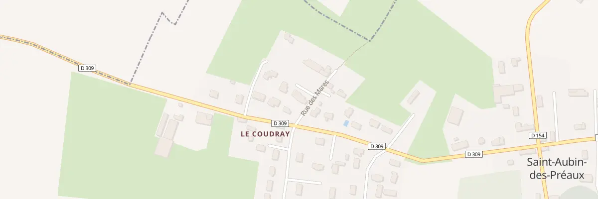 Plan du 35 Rue des Mares à Saint-Aubin-des-Préaux