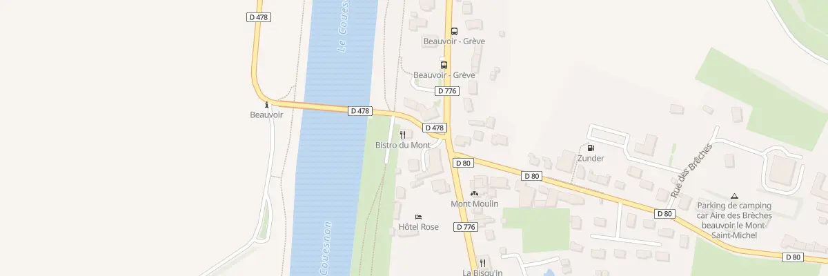 Plan du 11 Rte du Mont Saint-Michel à Beauvoir