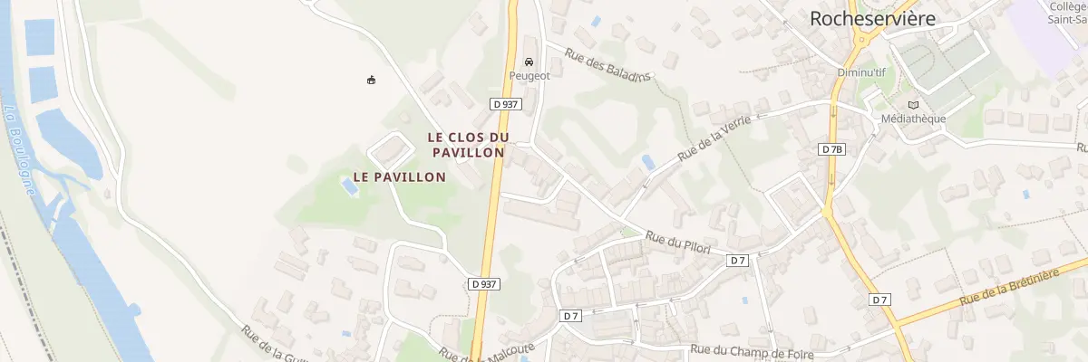 Plan du 5 Rue de rodille à Rocheservière