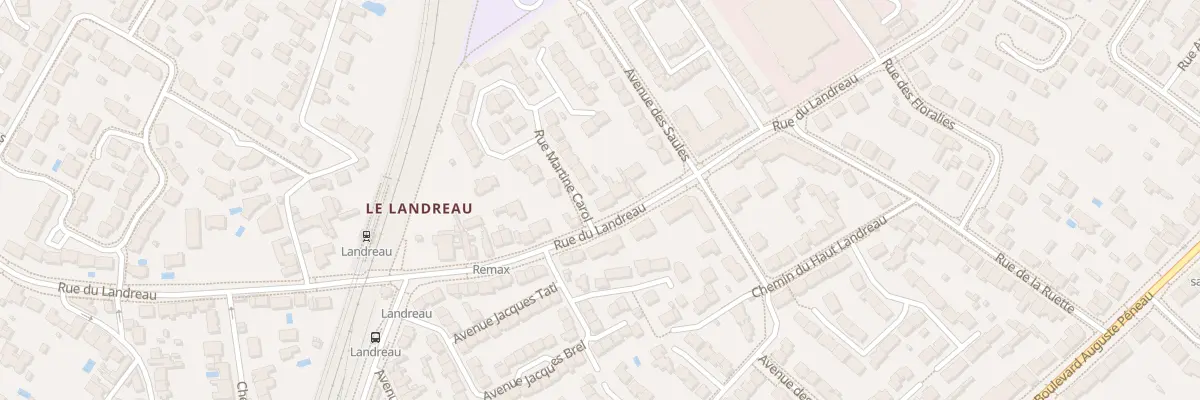 Plan du 79 Rue du Landreau à Nantes