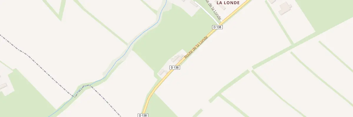 Plan du 52 Rte de la Londe à Vesly