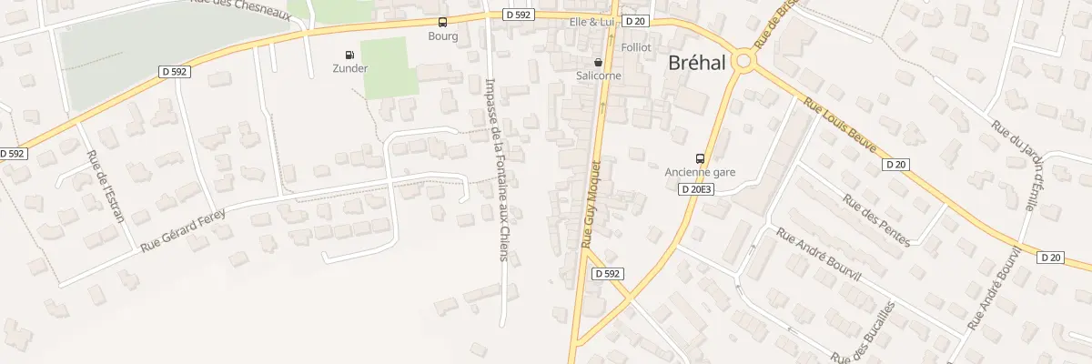 Plan du 40 Rue Guy Môquet à Bréhal