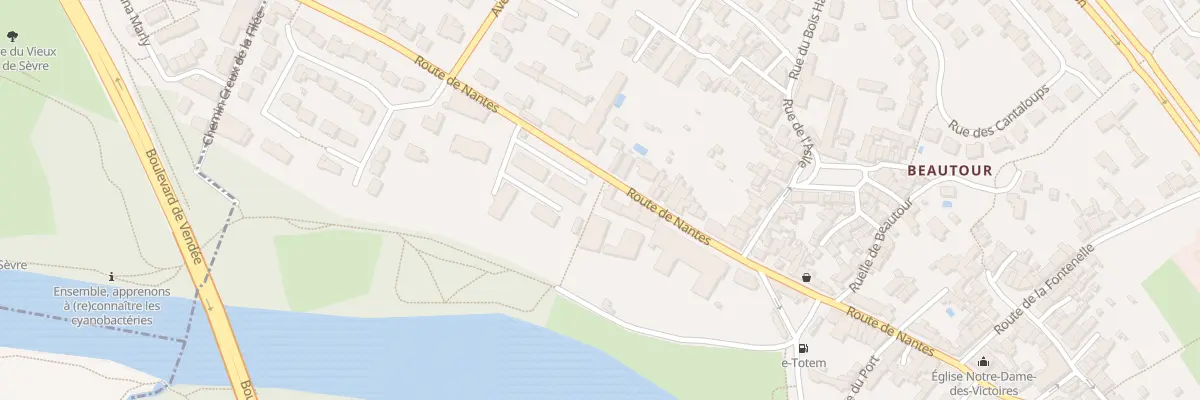 Plan du 42 Rte de Nantes à Vertou