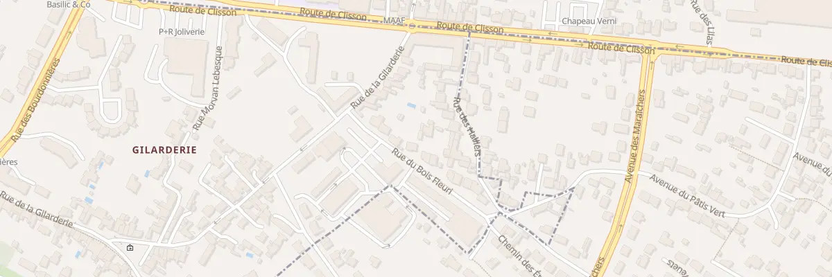 Plan du 5B Rue du Bois Fleuri à Nantes