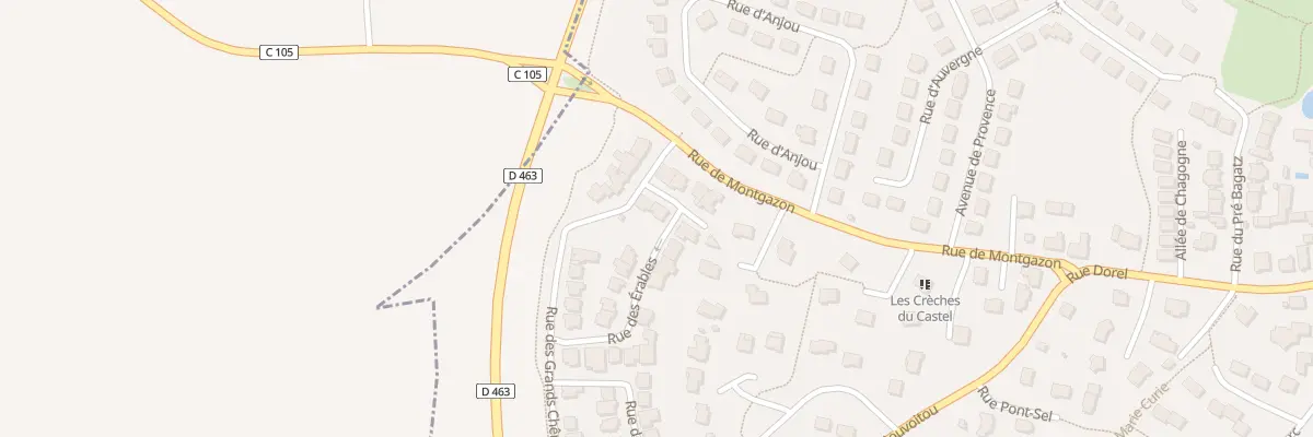 Plan du 4 Rue des Erables à Châteaugiron