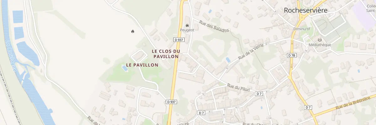 Plan du 7 Rue de rodille à Rocheservière