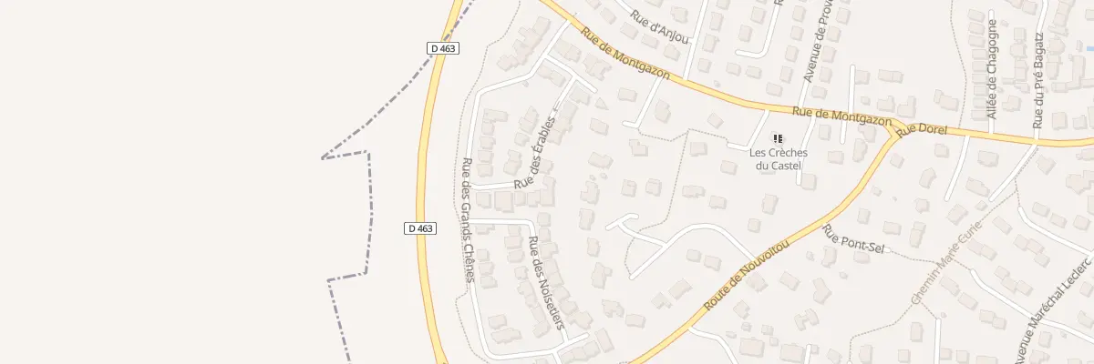 Plan du 21 Rue des Erables à Châteaugiron