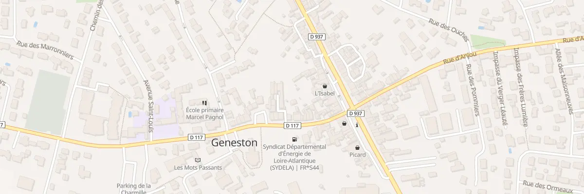 Plan du 19 Rue Jean-Baptiste Legeay à Geneston